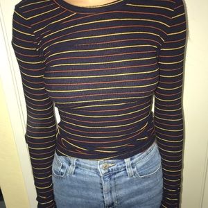 Striped fall colors, longsleeve really soft